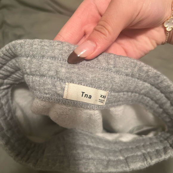 aritzia TNA grey long sweat skirt - Picture 3 of 3